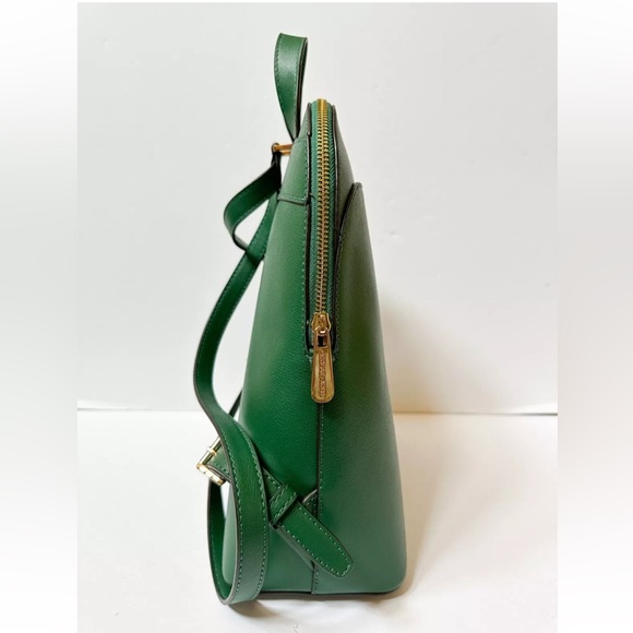 Michael Kors Emmy Large Dome Backpack Green - Picture 4 of 11